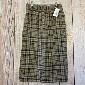 Creatures Of Comfort Womens Tameron  Wool Cotton Plaid Size Medium